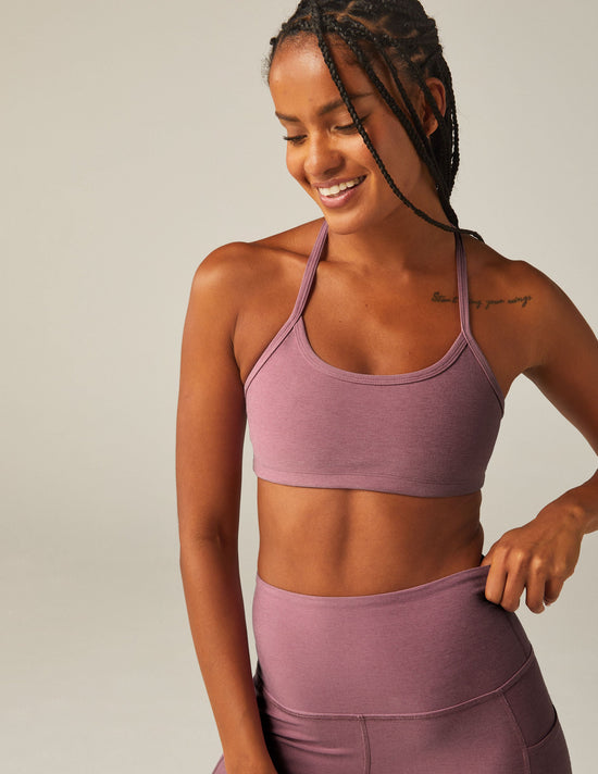 Spacedye Slim Racerback Bra - Orchid Blossom Heather