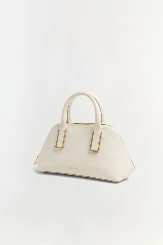 Wynn Small Leather Top Handle Bag