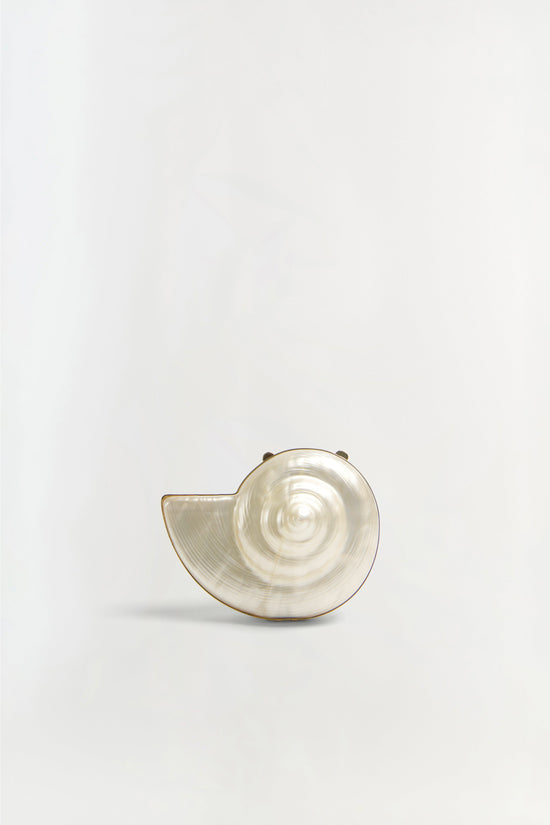 Marion Shell Clutch - Pearl