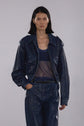 Roland Leather Cropped Jacket
