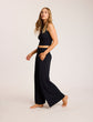 Butter Wide Leg Lounge Pant - Black