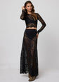 Lace Long Sleeve Baby Tee