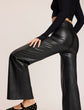 Faux Leather Wide Leg Pant