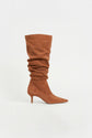 Jordi Suede Slouch Boot - Camel