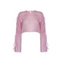 Thoma Cropped Shirt - Baby Pink