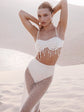 Pearl Dust Embroidery Bra Top