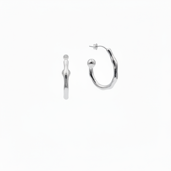 Hanna Hoops - Silver