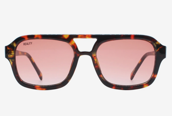 The Runway Sunglasses - Turtle Rose (PRE-SALE)