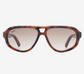 Ryder Teardrop Aviator Sunglasses - Mock Turtle (PRE-SALE)