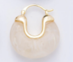 Lennon Earrings - White (PRE-SALE)