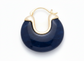 Lennon Earrings - Navy