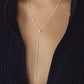 Emily Diamond Lariat Necklace