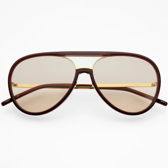 Shay Aviator Sunglasses - Dark Chocolate (PRE-SALE)