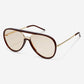 Shay Aviator Sunglasses - Dark Chocolate (PRE-SALE)