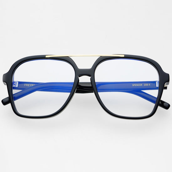 Spencer Blue Light Reading Glasses (+1) - Black