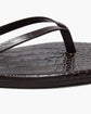 Square Toe Lily - Carob Croc (PRE- SALE)