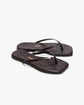 Square Toe Lily - Carob Croc (PRE- SALE)