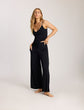 Butter V-Neck Cami with Shelf Bra - Black