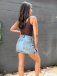 Traci Denim Mini Skirt