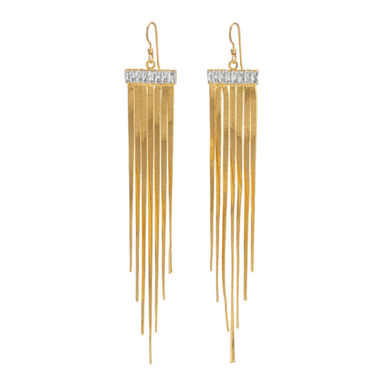 The Amber Fringe Earrings