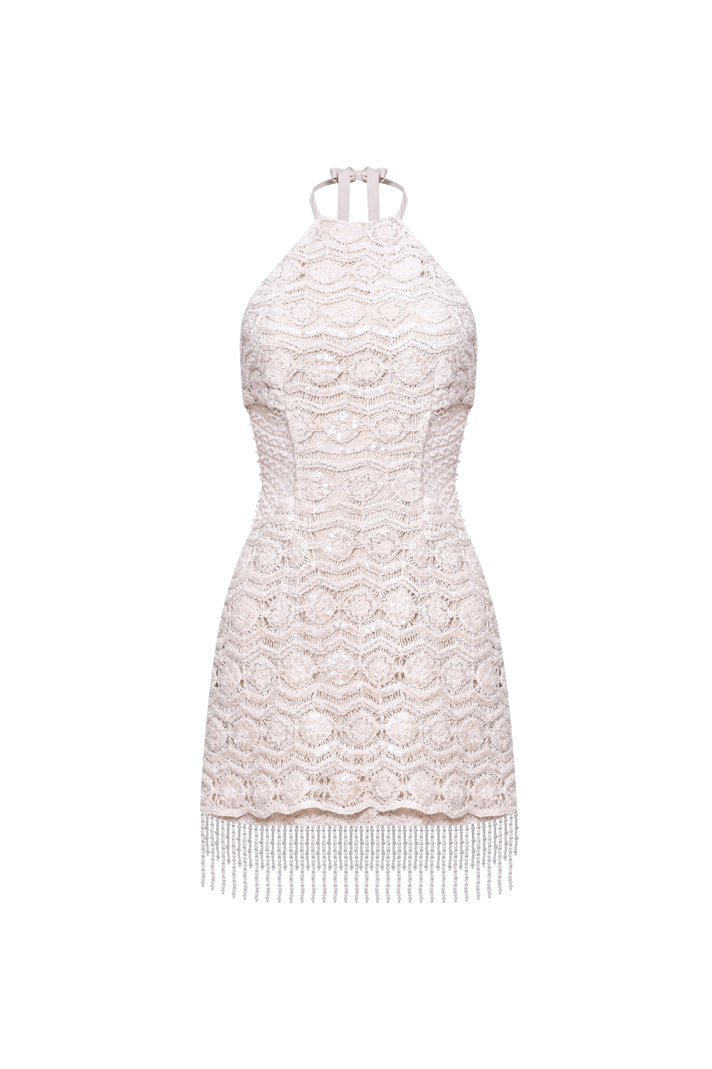 Crochet Bloom Halterneck Mini Dress Sultre Boutique Crochet Bloom Halterneck Mini Dress Sultre Boutique