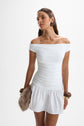 Sophia Mini Dress - Pearl