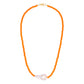 Vintage Orange Pearl Necklace