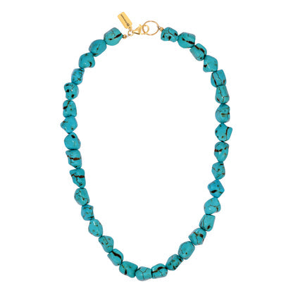 Vintage Turquoise Beaded Necklace