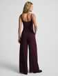 Elasticated Wide Leg Pant 31" - Cabernet (PRE-SALE)