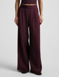 Elasticated Wide Leg Pant 31" - Cabernet (PRE-SALE)