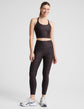 SoftMark High Waisted Midi Legging - Cocoa Plum Leopard (PRE-SALE)