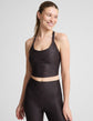 SoftMark On The Up Cropped Tank - Cocoa Plum Leopard (PRE-SALE)