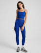 Spacedye Slim Racerback Cropped Tank - Ultra Blue Heather (PRE-SALE)
