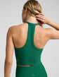 Spacedye On The Up Cropped Tank - Legacy Pine Leather (PRE-SALE)