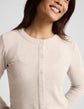 LuxeLayer Fitted Cardigan - Oatmeal Heather (PRE-SALE)