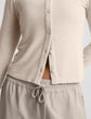 LuxeLayer Fitted Cardigan - Oatmeal Heather (PRE-SALE)