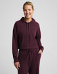 Breathe Easy Ribbed Hoodie - Cabernet (PRE-SALE)