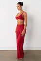Vitality Float Rib Boxer Pant - Crimson