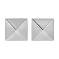 Pyramid Studs - Silver Grande