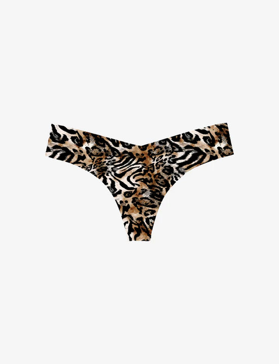 Classic Print Thong - Wild Leopard