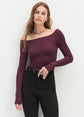 The Sara Top - Burgundy