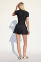 LONDON LOW-ZIP CORSET DRESS - BLACK (PRE-SALE)