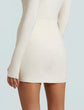 Neoprene Micro-Mini Skirt - Ivory