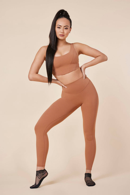 CLEVELAND LEGGING -  MOCHA