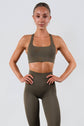 Vitality Pulse® Strappy Racer Bra - Coffee (PRE-SALE)