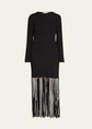 Sharron Maxi Fringe Dress