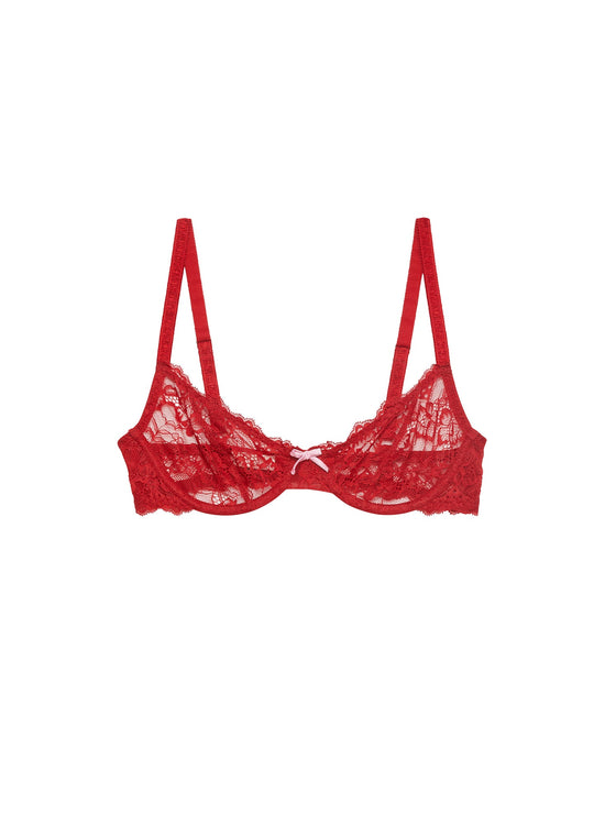Bianca Lace Bra - Rouge (PRE-SALE)
