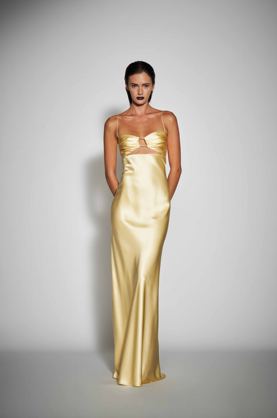 CUT OUT BIAS GOWN (PRE-SALE)