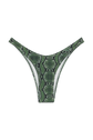 Brigitte Bikini Bottom - Texas Green Print