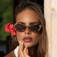 Mimi Oval Sunglasses - Milky Tortoise (PRE-SALE)